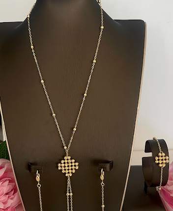 Gold plated complete party set