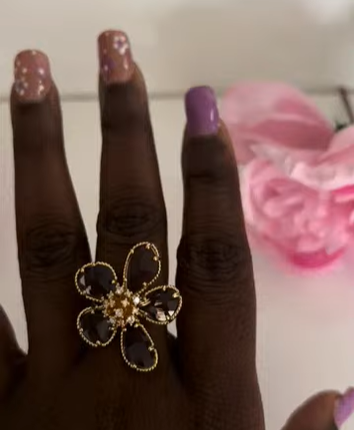18k gold plated ring