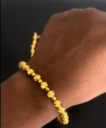 Gold plated bracelet