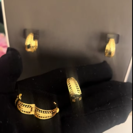 Gold plated sleeper earrings