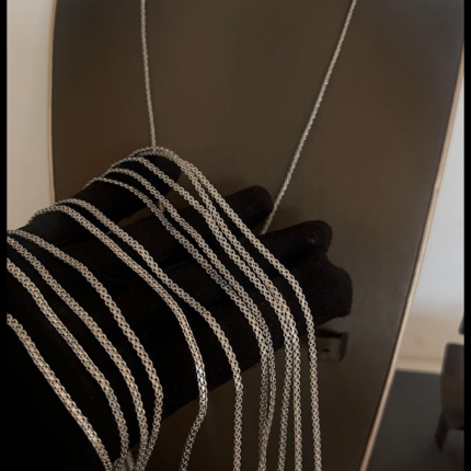 18" Silver Carpet Chain