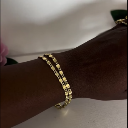 Romania gold 2-layered unisex bracelet