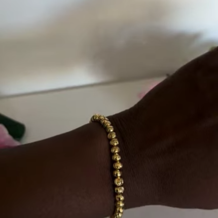 Romania gold diamond cut bracelet