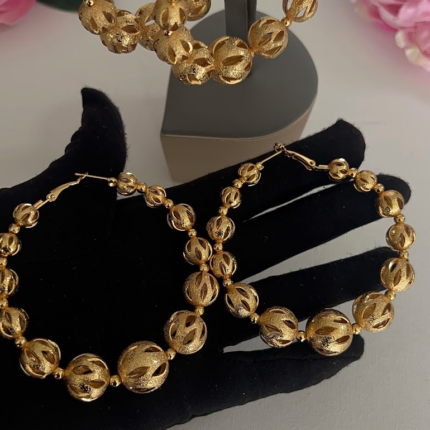 Bold lightweight hoop earrings